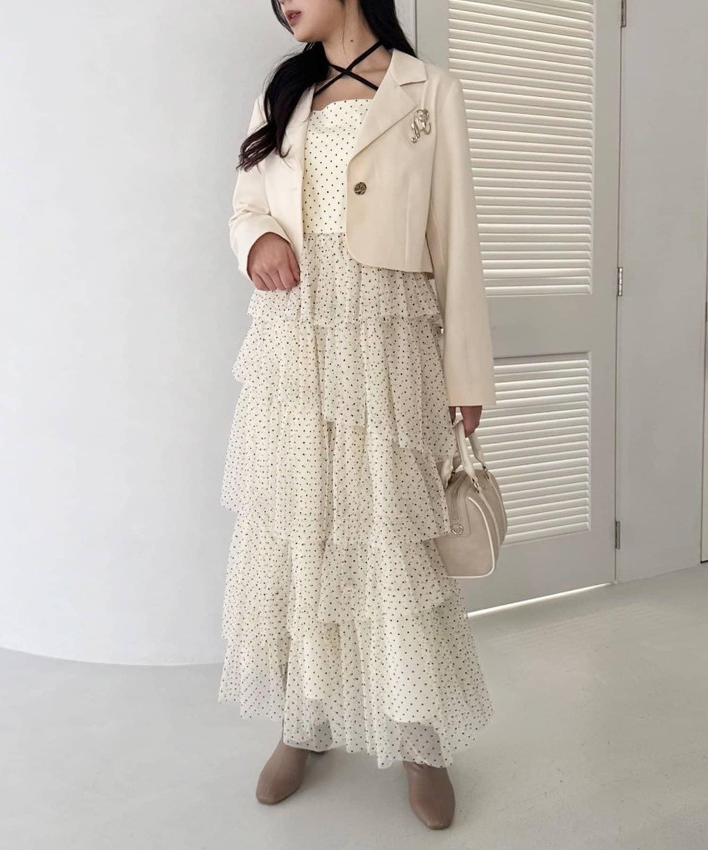 【復刻】層疊網紗連衣裙