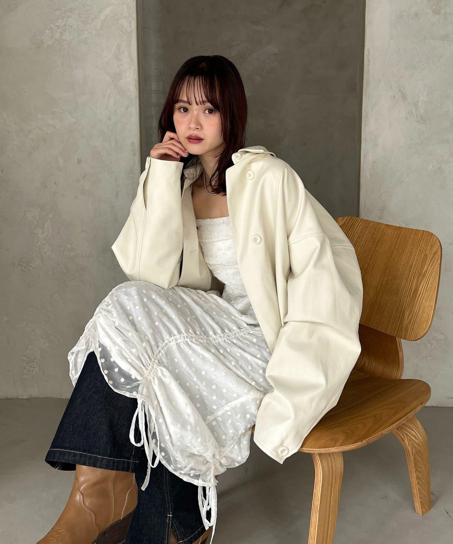 抽繩花卉吊帶連衣裙