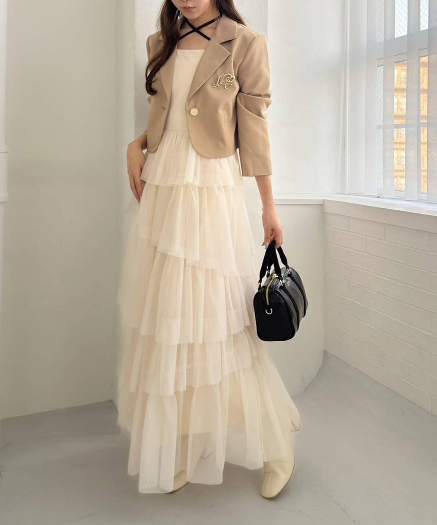 【復刻】層疊網紗連衣裙