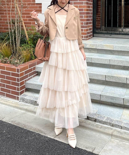 【復刻】層疊網紗連衣裙