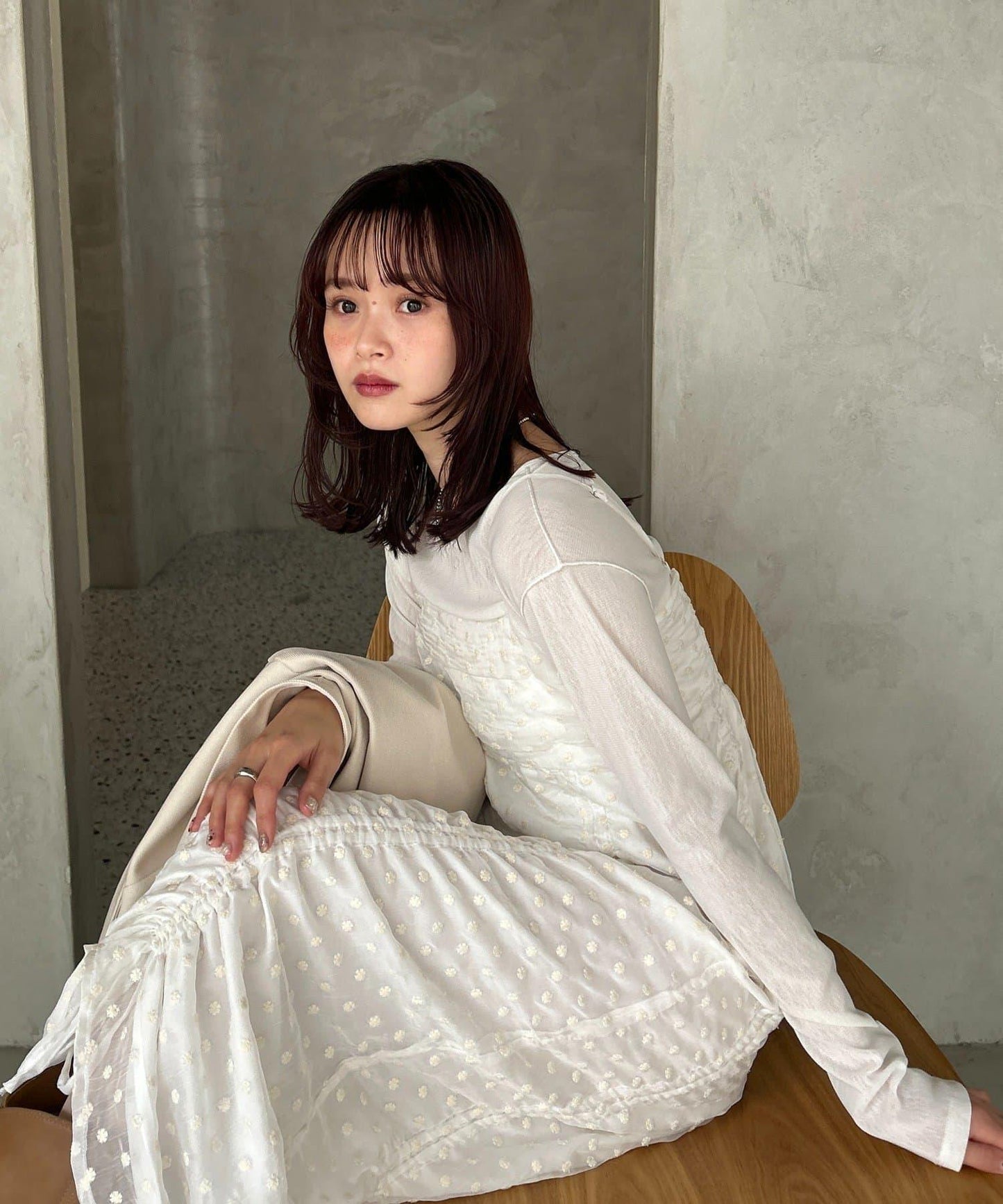 抽繩花卉吊帶連衣裙