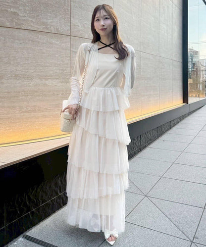 【復刻】層疊網紗連衣裙