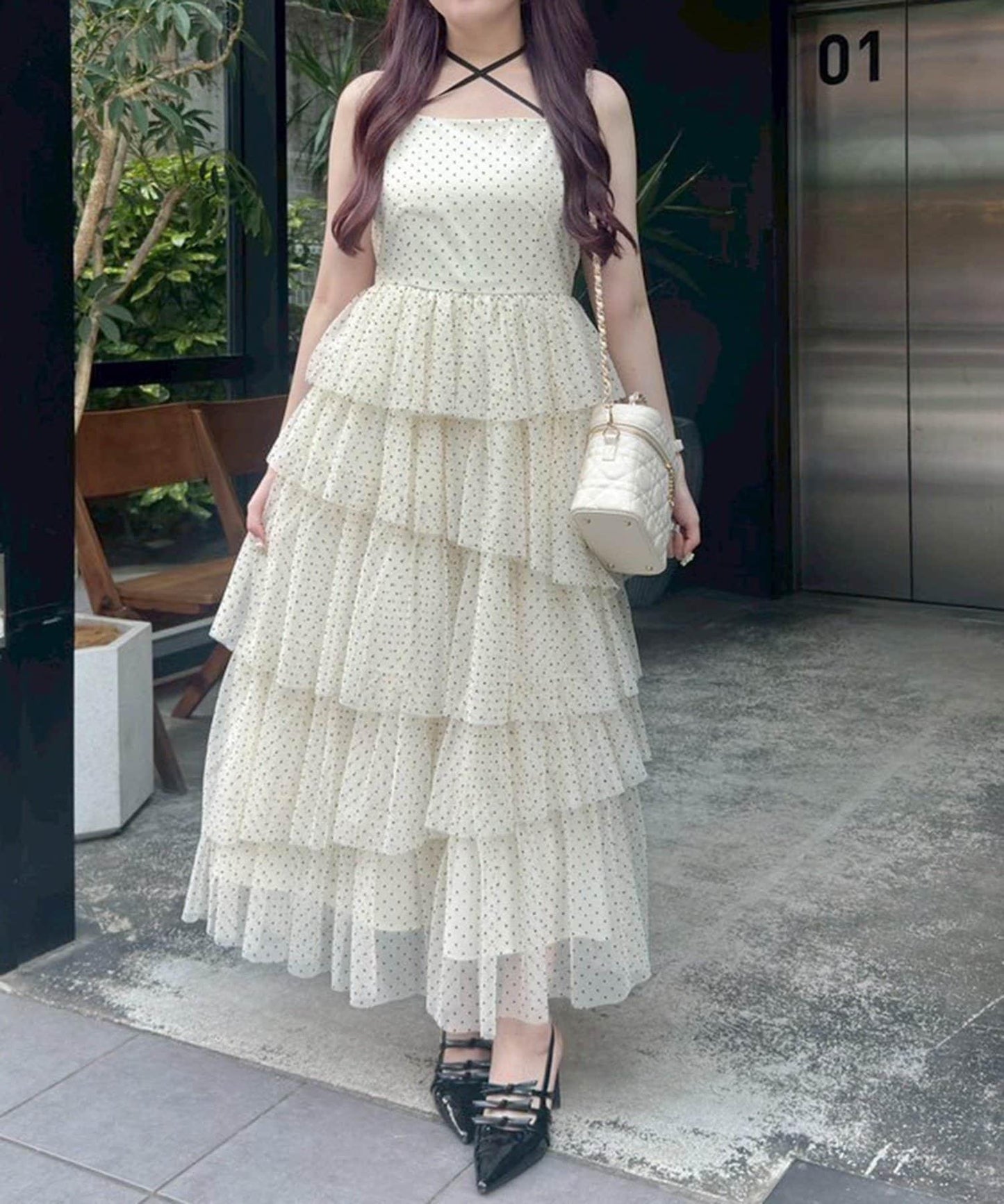 【復刻】層疊網紗連衣裙