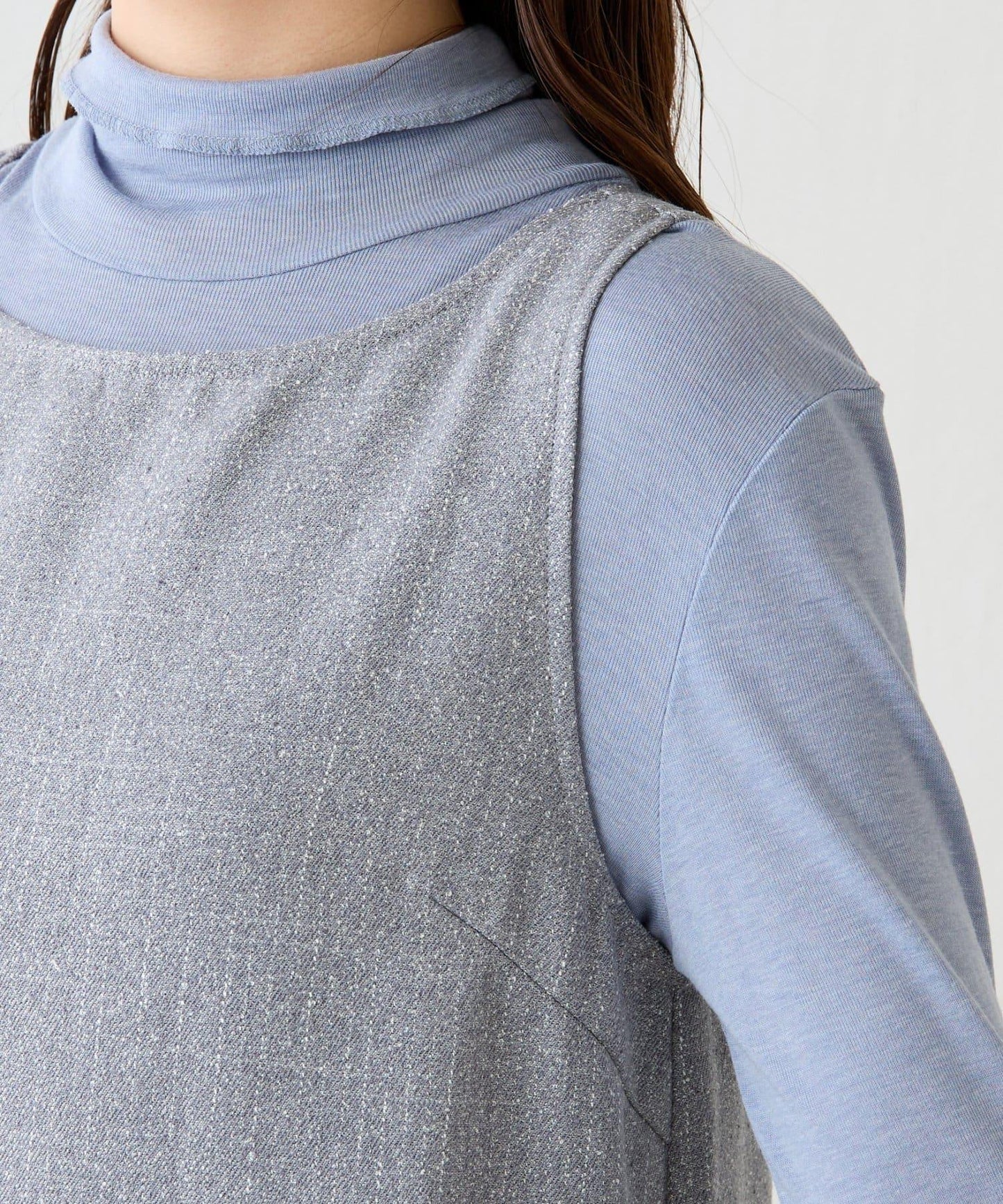 褶皺迷你連衣裙/套裝