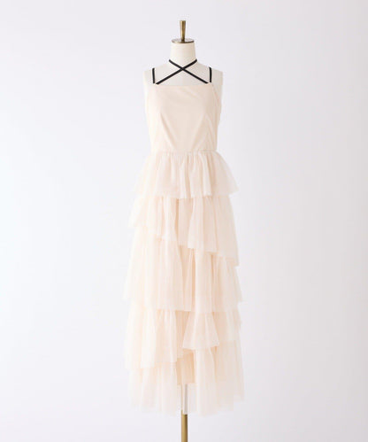 【復刻】層疊網紗連衣裙