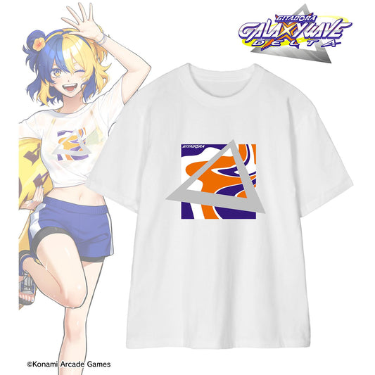 GITADORA GALAXY WAVE DELTA（尺碼/XL）全新繪製 璃音 泳裝版 穿著T恤男女同款