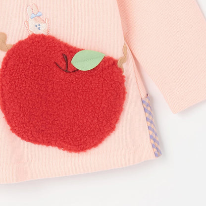 蘋果圖案單肩包衛衣