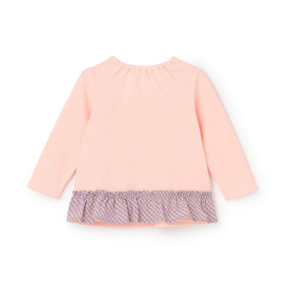 蘋果圖案單肩包衛衣