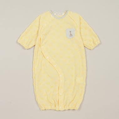 星星提花雙用連體衣【日本製造】