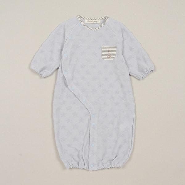 星星提花雙用連體衣【日本製造】