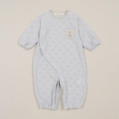 星星提花雙用連體衣【日本製造】