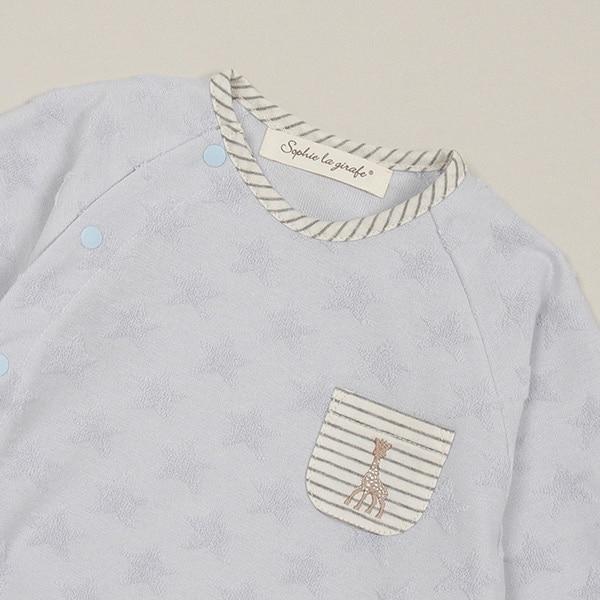 星星提花雙用連體衣【日本製造】