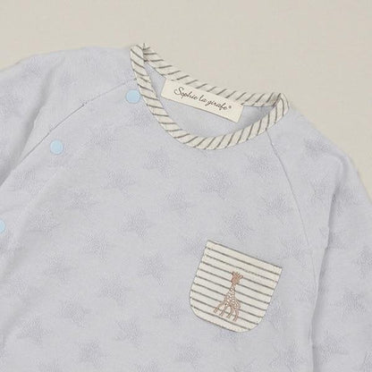 星星提花雙用連體衣【日本製造】