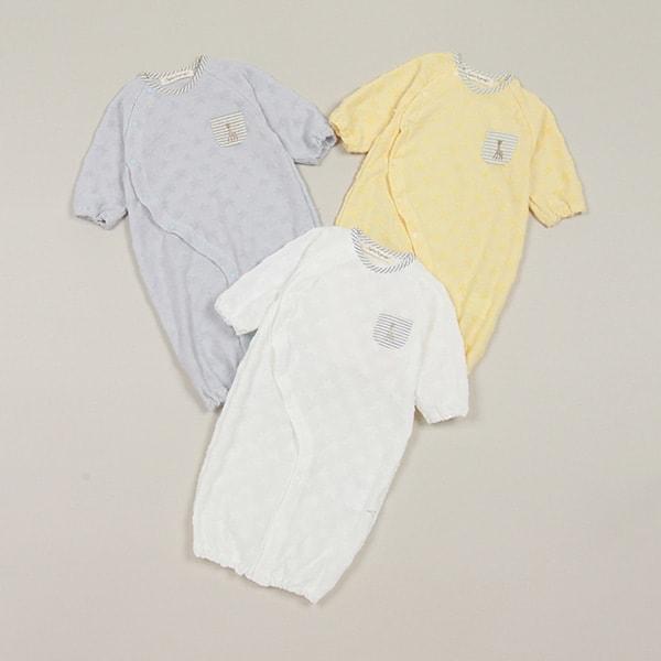 星星提花雙用連體衣【日本製造】