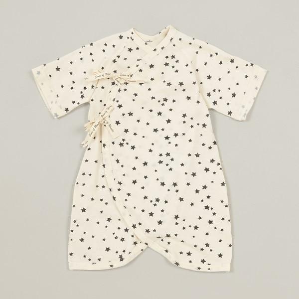 星星圖案嬰兒內衣【日本製造】