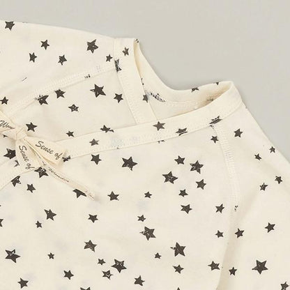 星星圖案嬰兒內衣【日本製造】