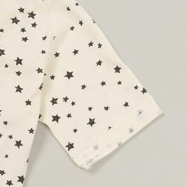 星星圖案嬰兒內衣【日本製造】