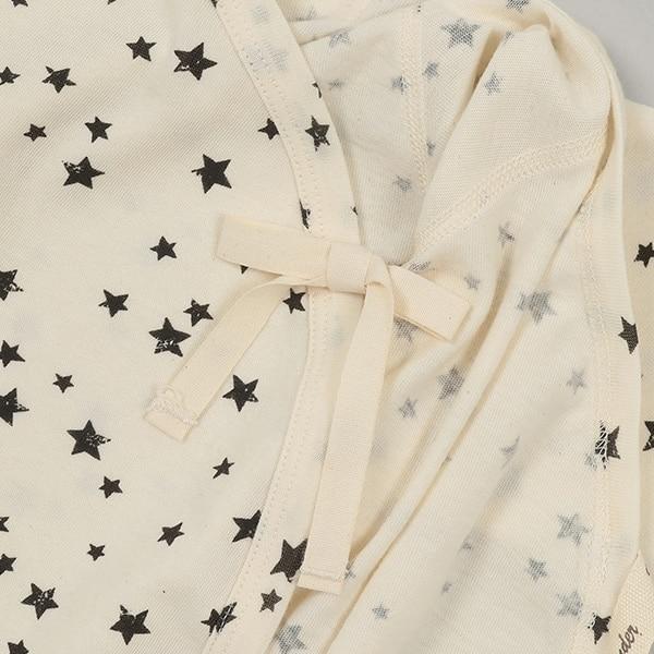 星星圖案嬰兒內衣【日本製造】