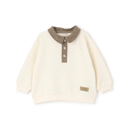 拼色帶領加絨衛衣