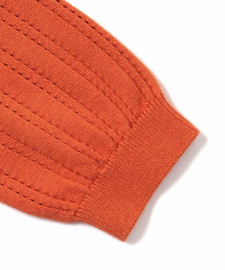 鏤空編織爆米花針織開衫_可機洗