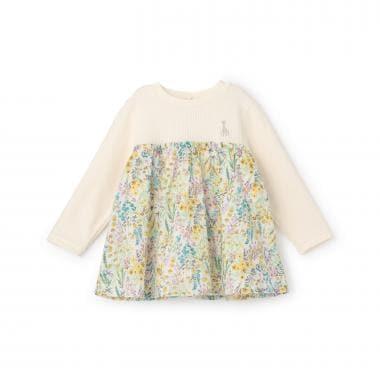 花卉圖案長款上衣