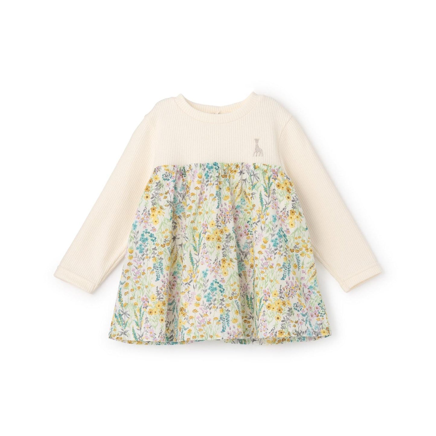 花卉圖案長款上衣