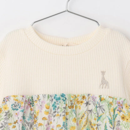 花卉圖案長款上衣