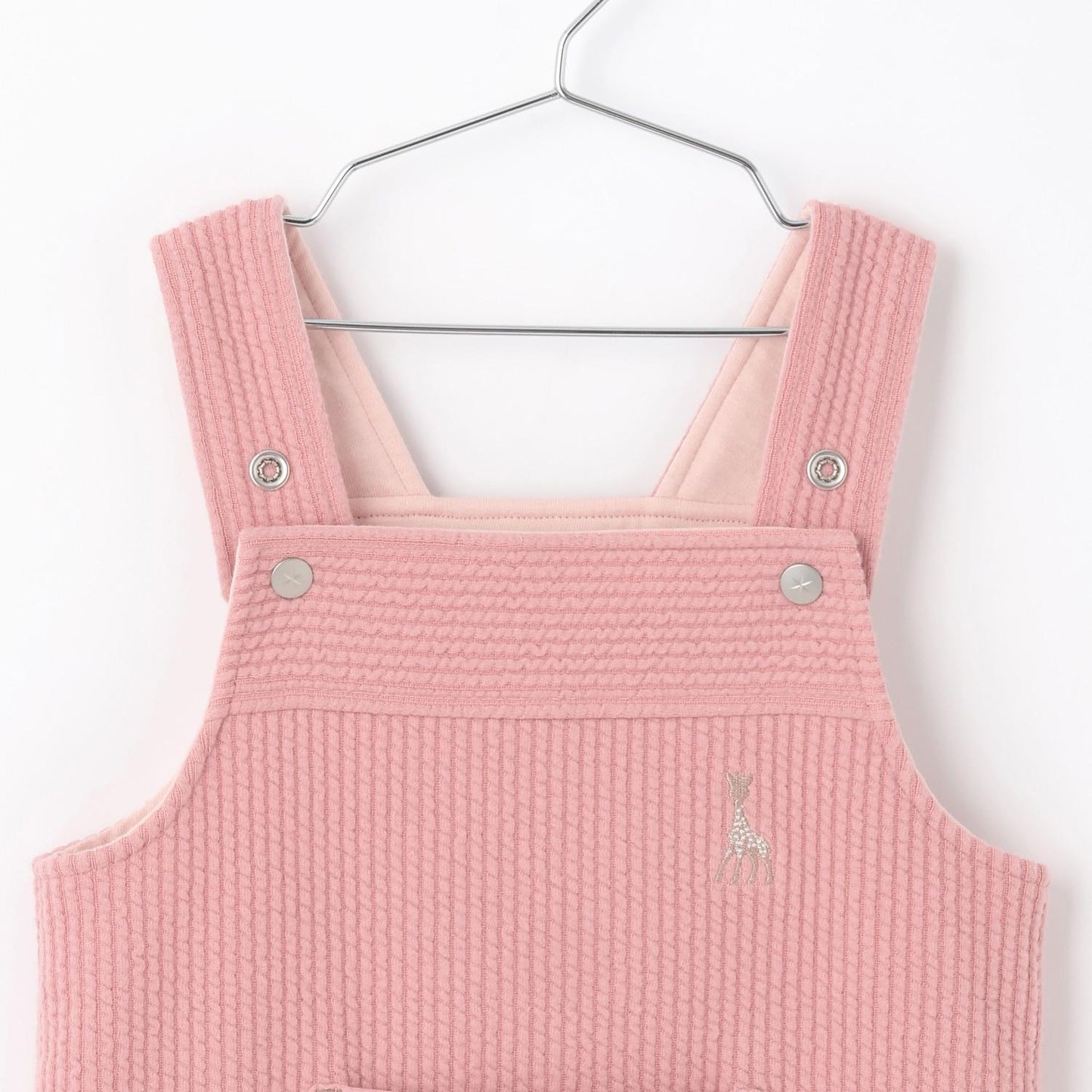 針織燈芯絨揹帶褲