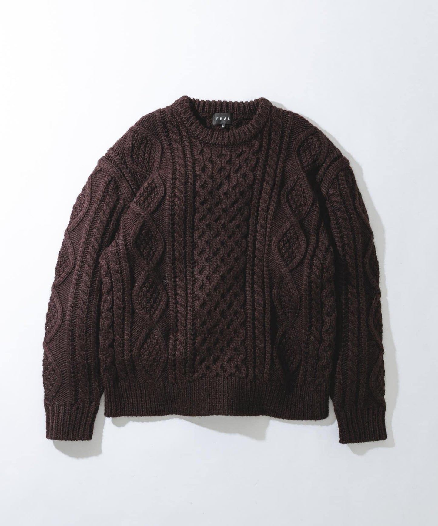 阿蘭花紋針織套頭衫