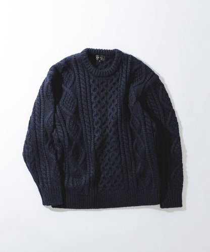 阿蘭花紋針織套頭衫