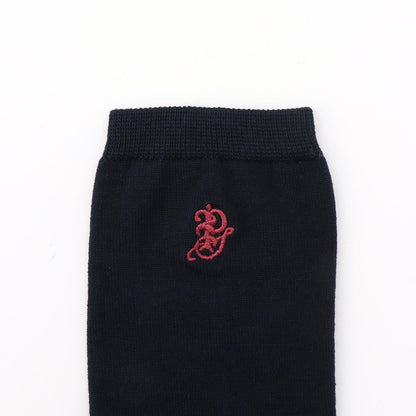 *單點刺繡高筒襪