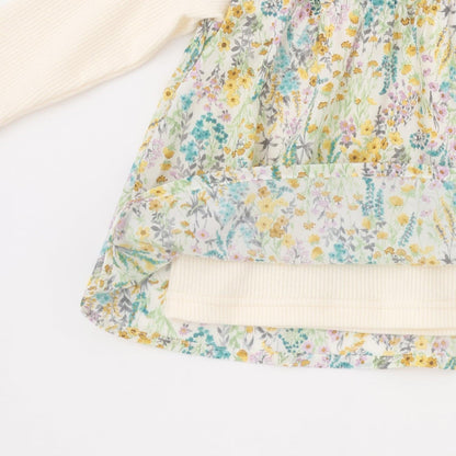 花卉圖案長款上衣