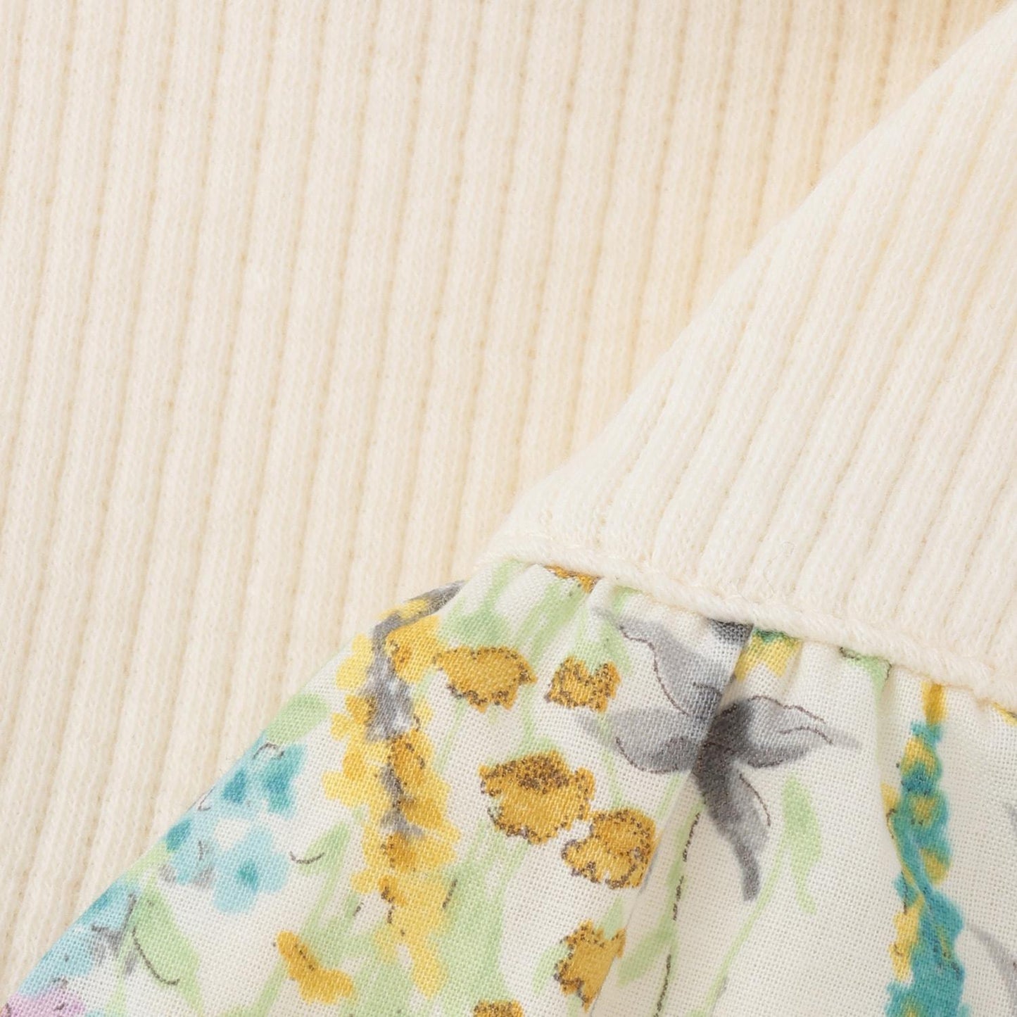 花卉圖案長款上衣