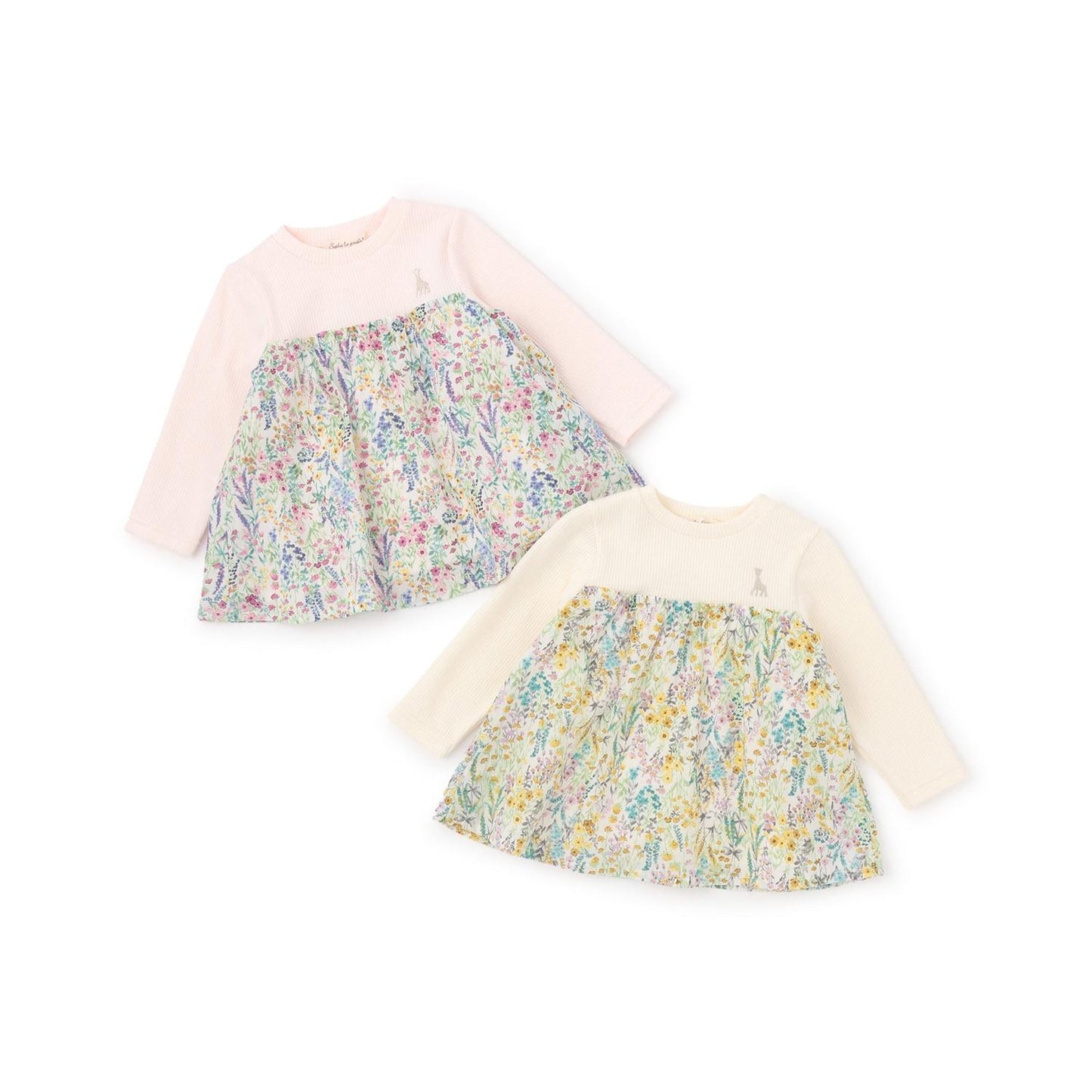 花卉圖案長款上衣