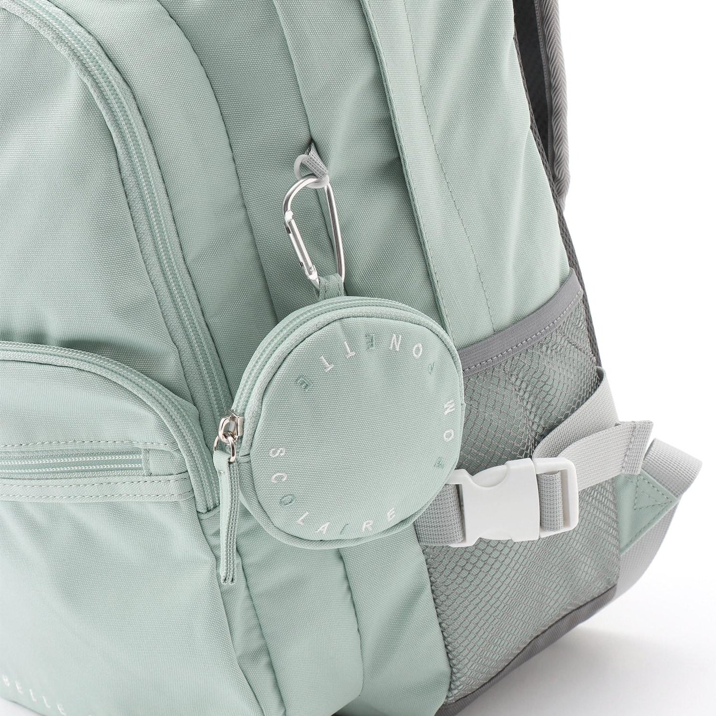 23L【防潑水】圓形收納包附帶學生雙肩包