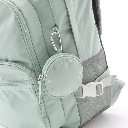 23L【防潑水】圓形收納包附帶學生雙肩包