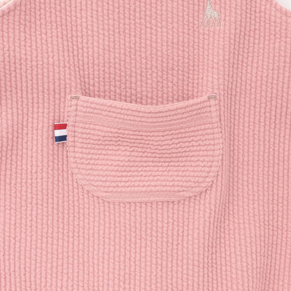 針織燈芯絨揹帶褲