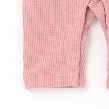 針織燈芯絨揹帶褲