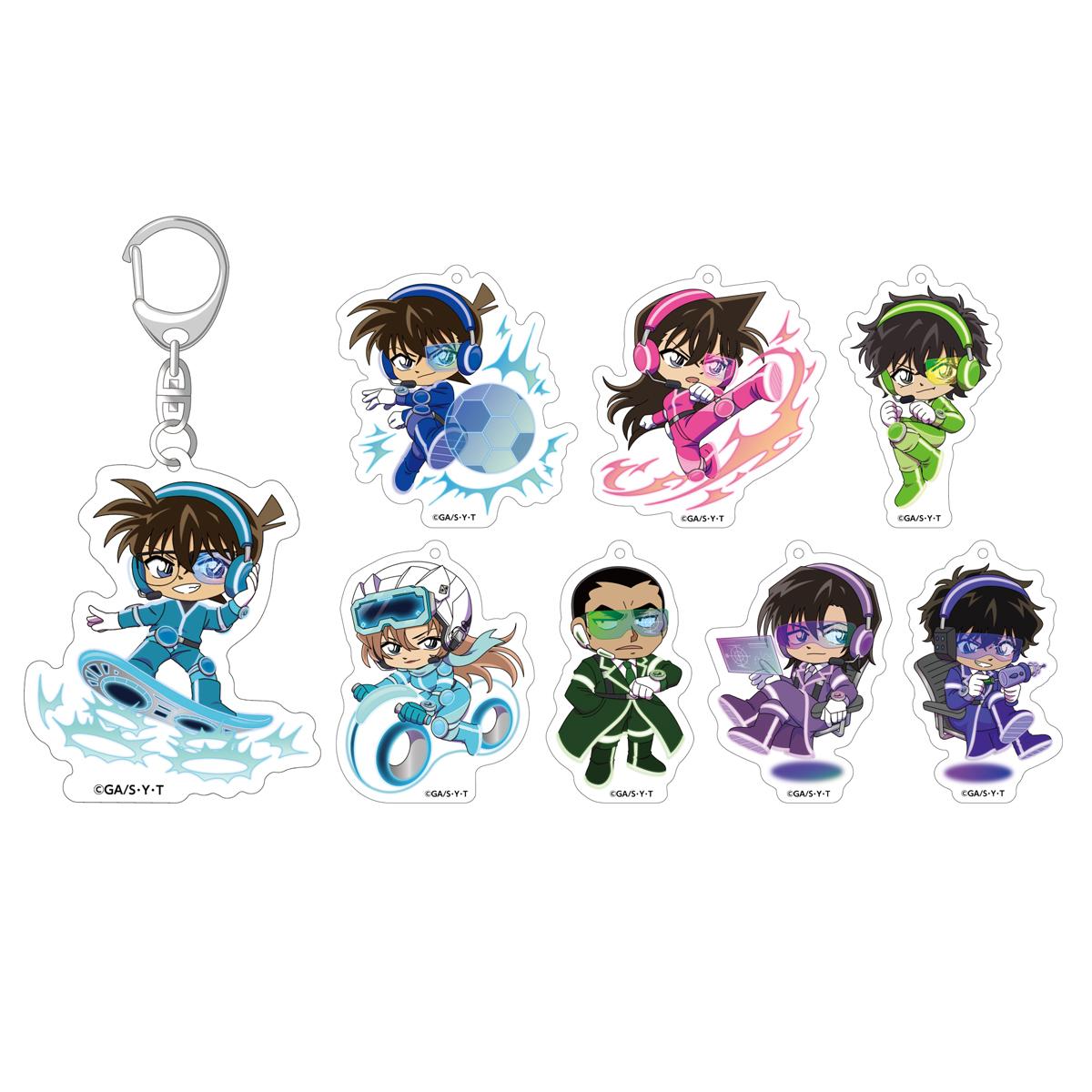 《名偵探柯南》_SF系列 盲盒亞克力鑰匙扣【全套BOX／8個裝】