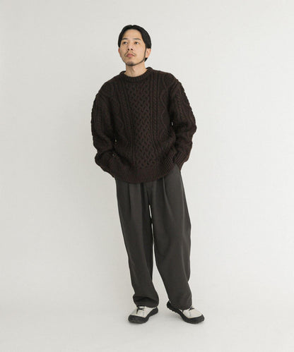 阿蘭花紋針織套頭衫