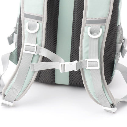 23L【防潑水】圓形收納包附帶學生雙肩包