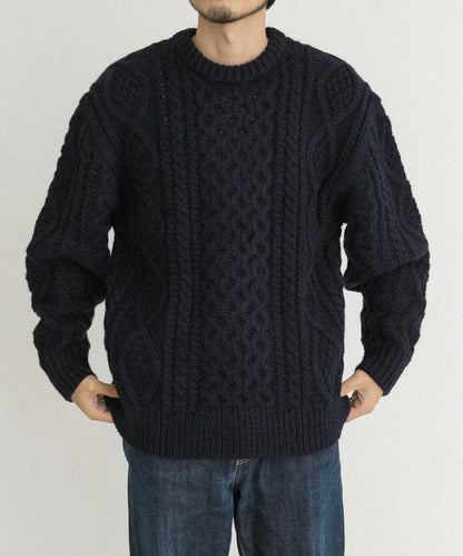 阿蘭花紋針織套頭衫