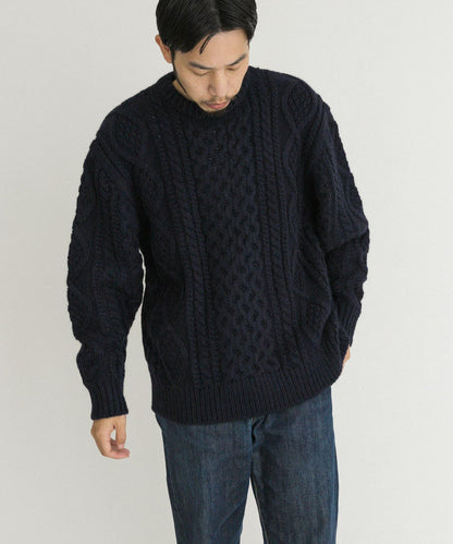 阿蘭花紋針織套頭衫