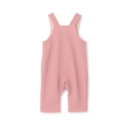 針織燈芯絨揹帶褲