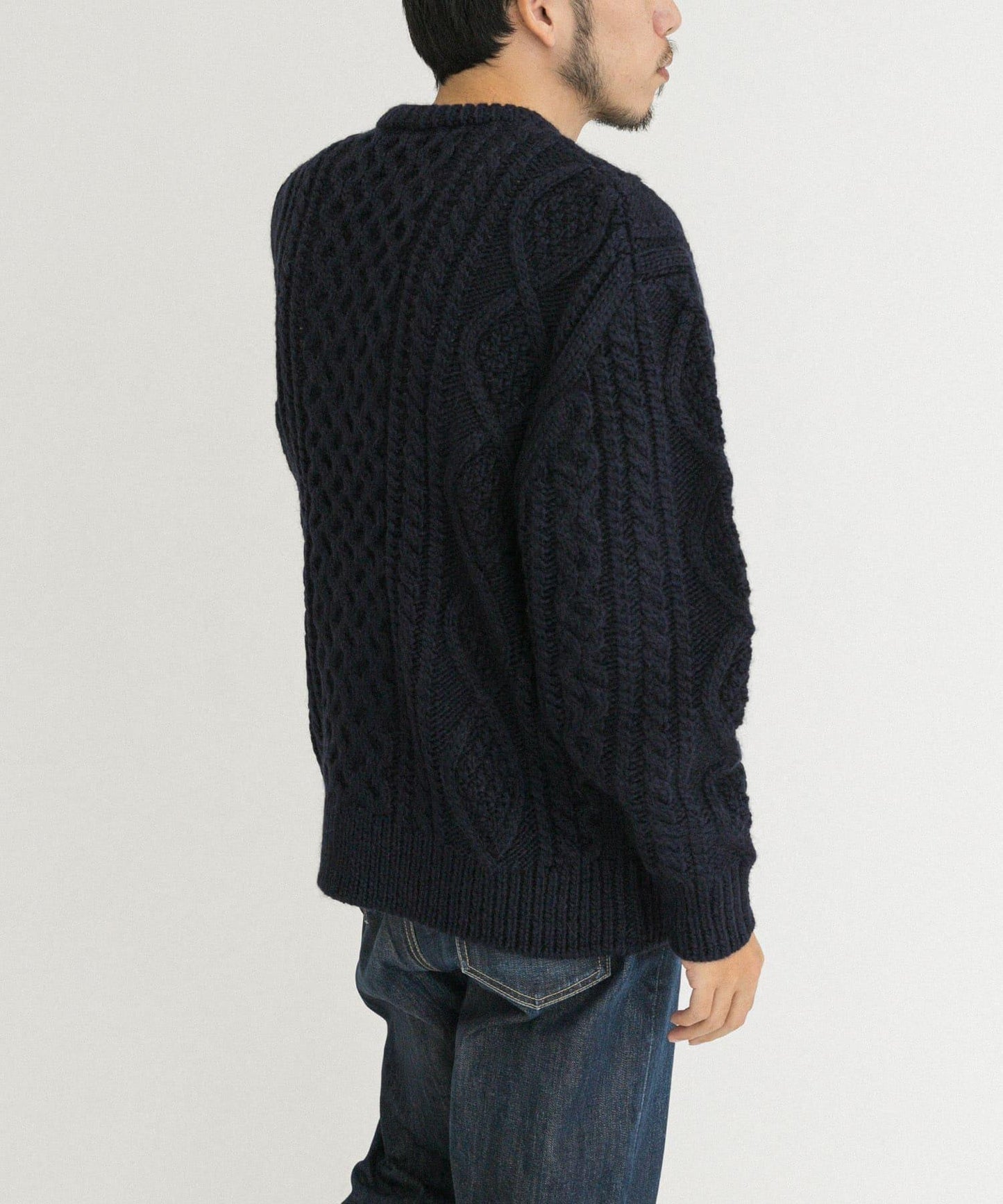 阿蘭花紋針織套頭衫