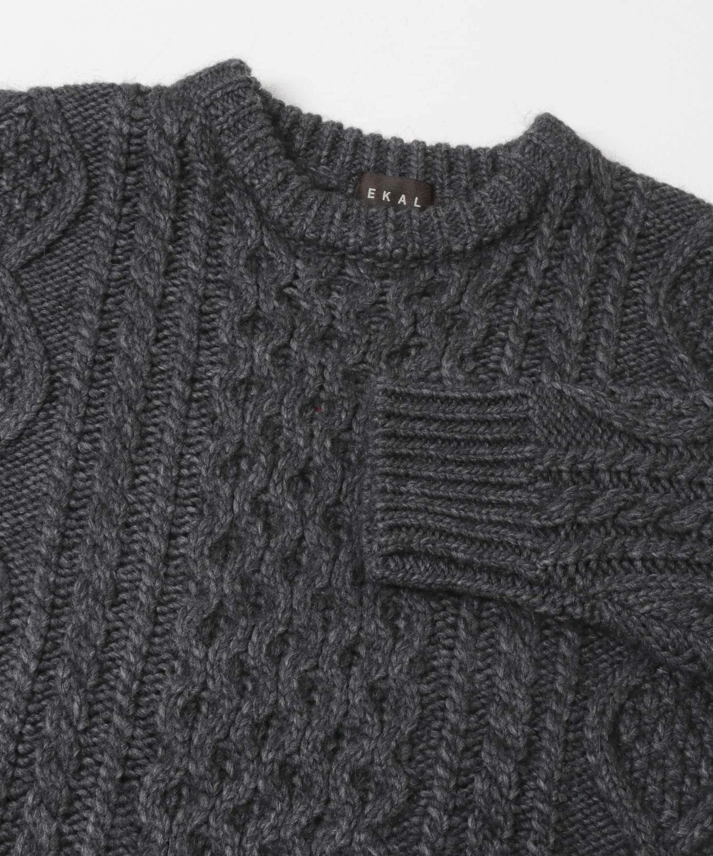 阿蘭花紋針織套頭衫