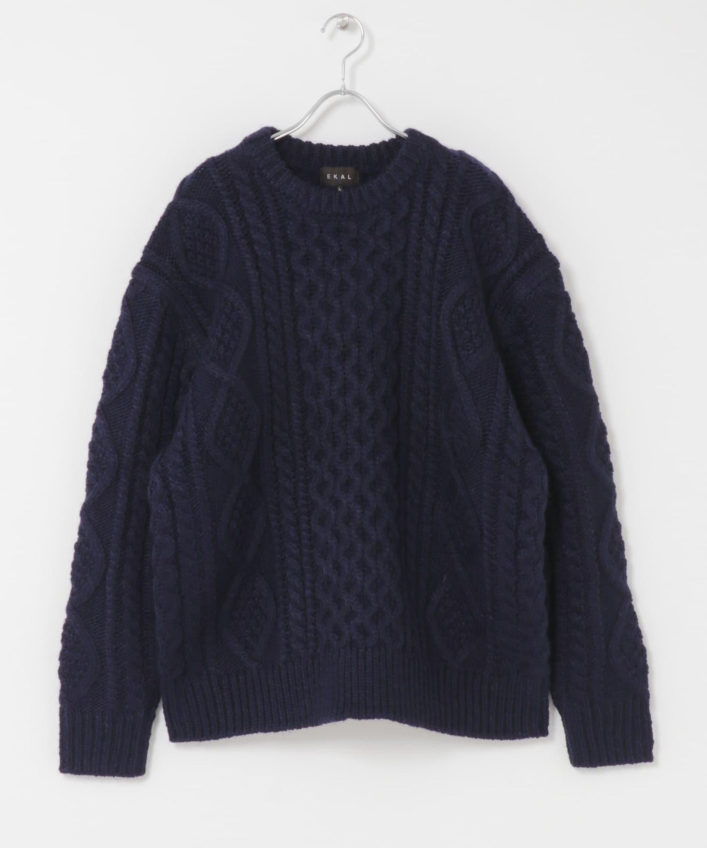 阿蘭花紋針織套頭衫