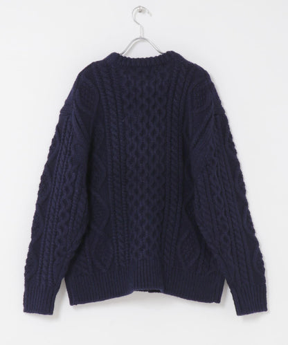 阿蘭花紋針織套頭衫