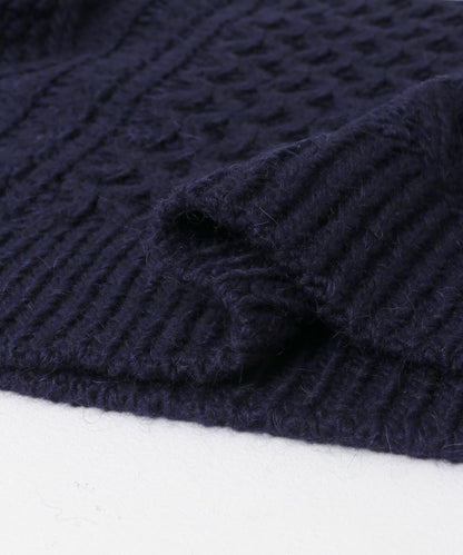 阿蘭花紋針織套頭衫