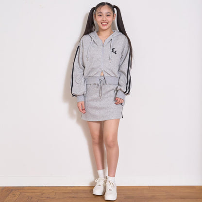 【LTXC/裡シャギー】拉鍊連帽衛衣套裝